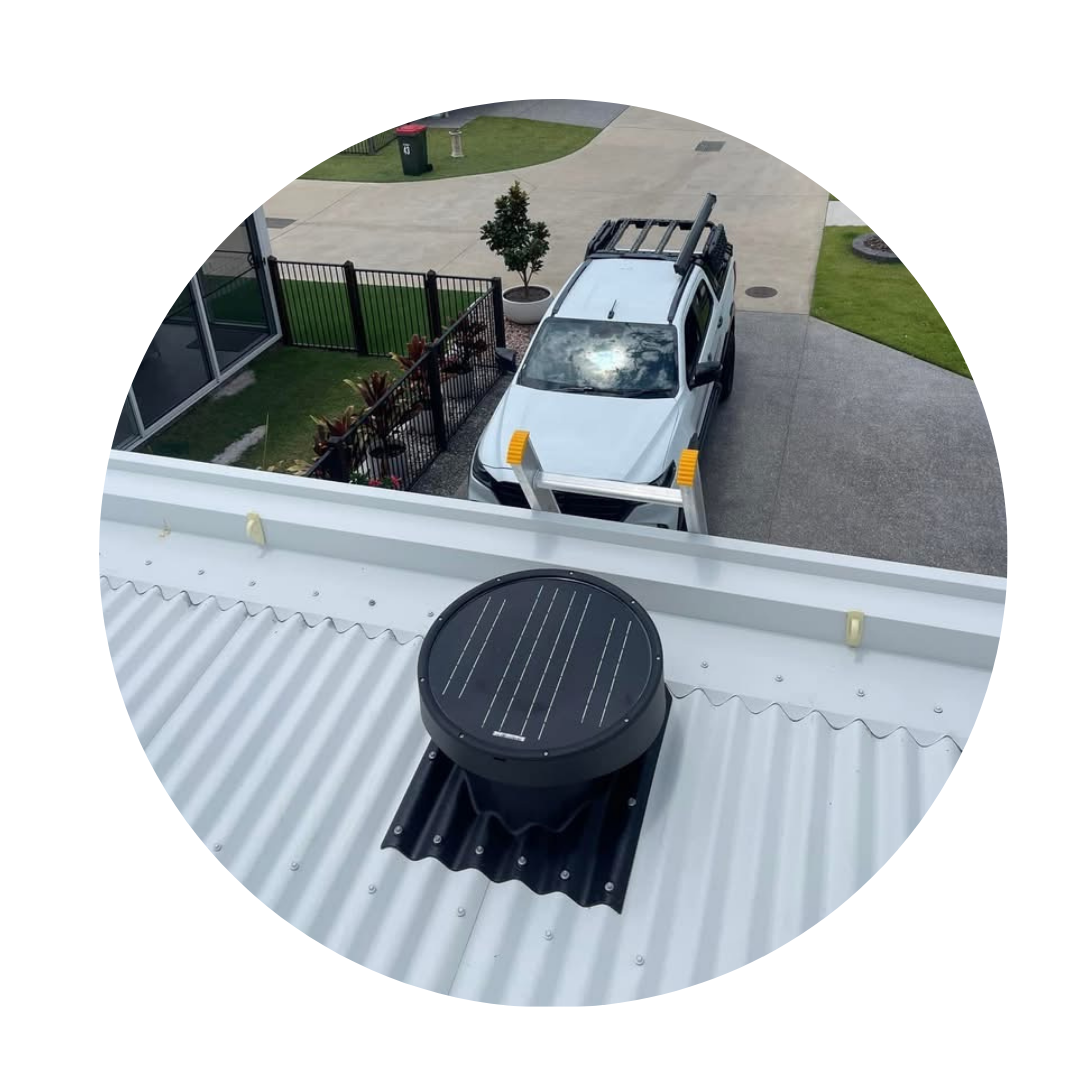 solar panel roof ventilation