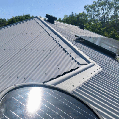 Blue and Green Modern Solar Energy Company Facebook Post