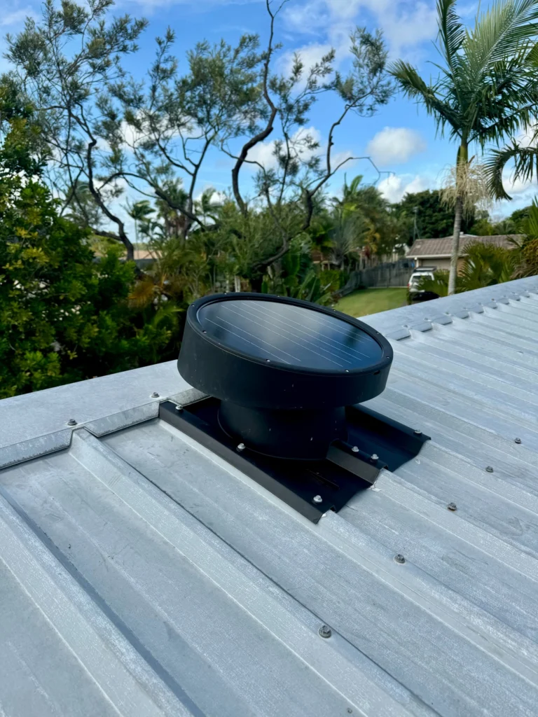 solar roof ventilator